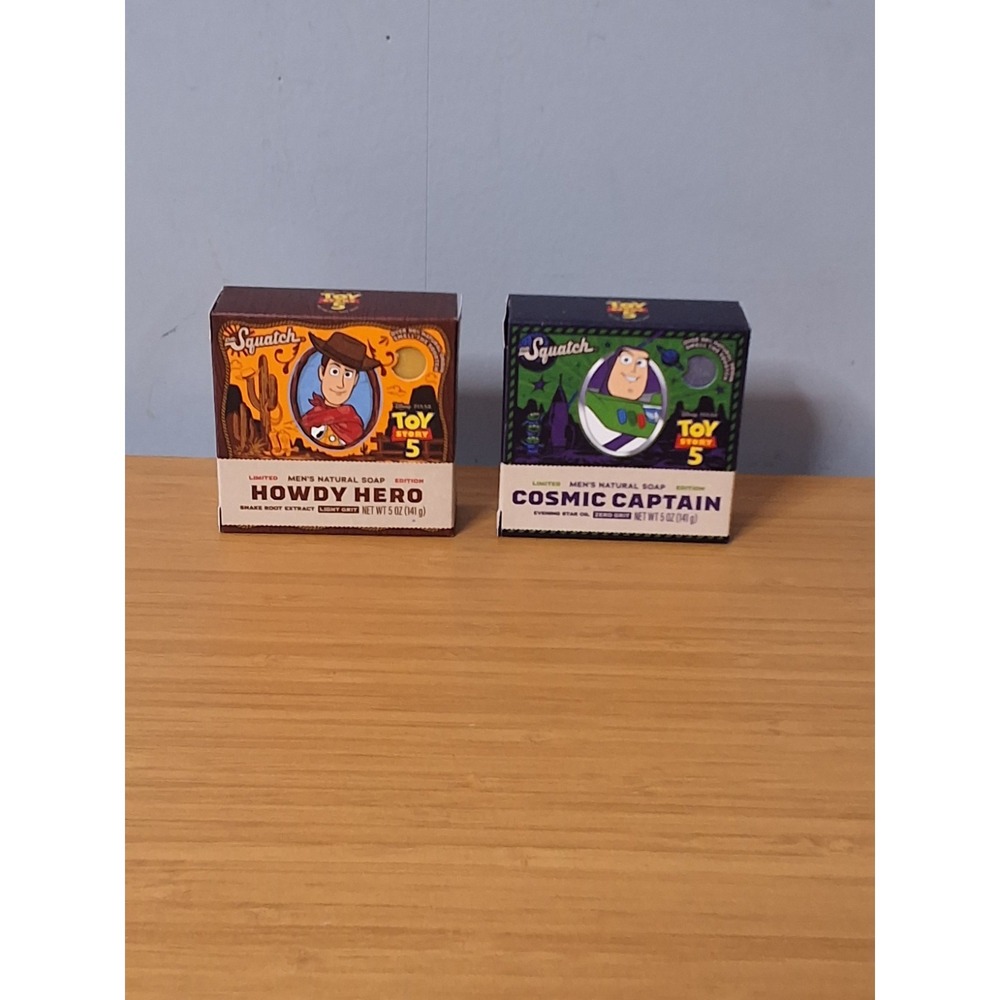 Dr. Squatch LE Disney Pixar Toy Story 5 Soap Set – Howdy Hero + Cosmic Captain